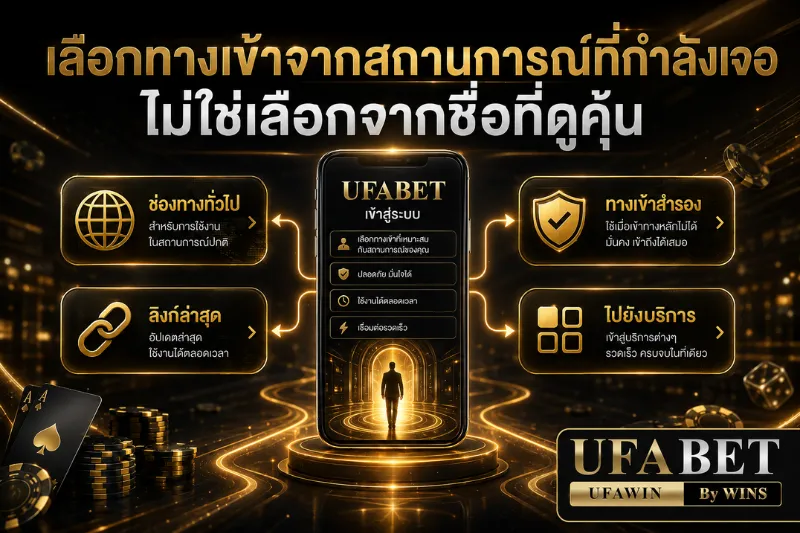 ทางเข้าufabet