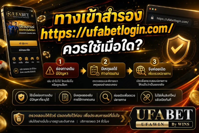 ทางเข้าสำรอง https://ufabetlogin.com/